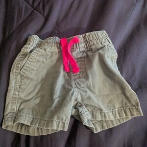 Wonderkids Gray and Red Casual Shorts